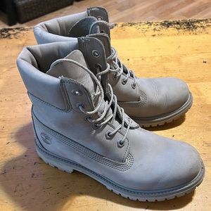 Light Grey Timberlands